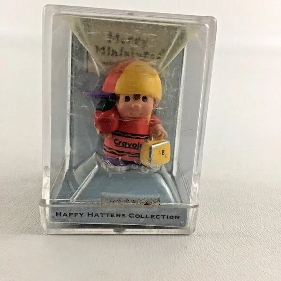 Hallmark Keepsake Mini Christmas Ornament Happy Hatter Booker Beanie Crayola New - Picture 1 of 6